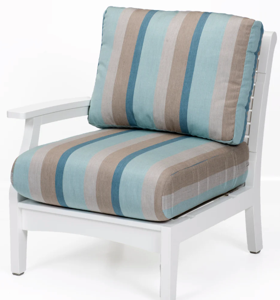 Classic Terrace Right Arm Club Chair - Regular Finish - Frame Only