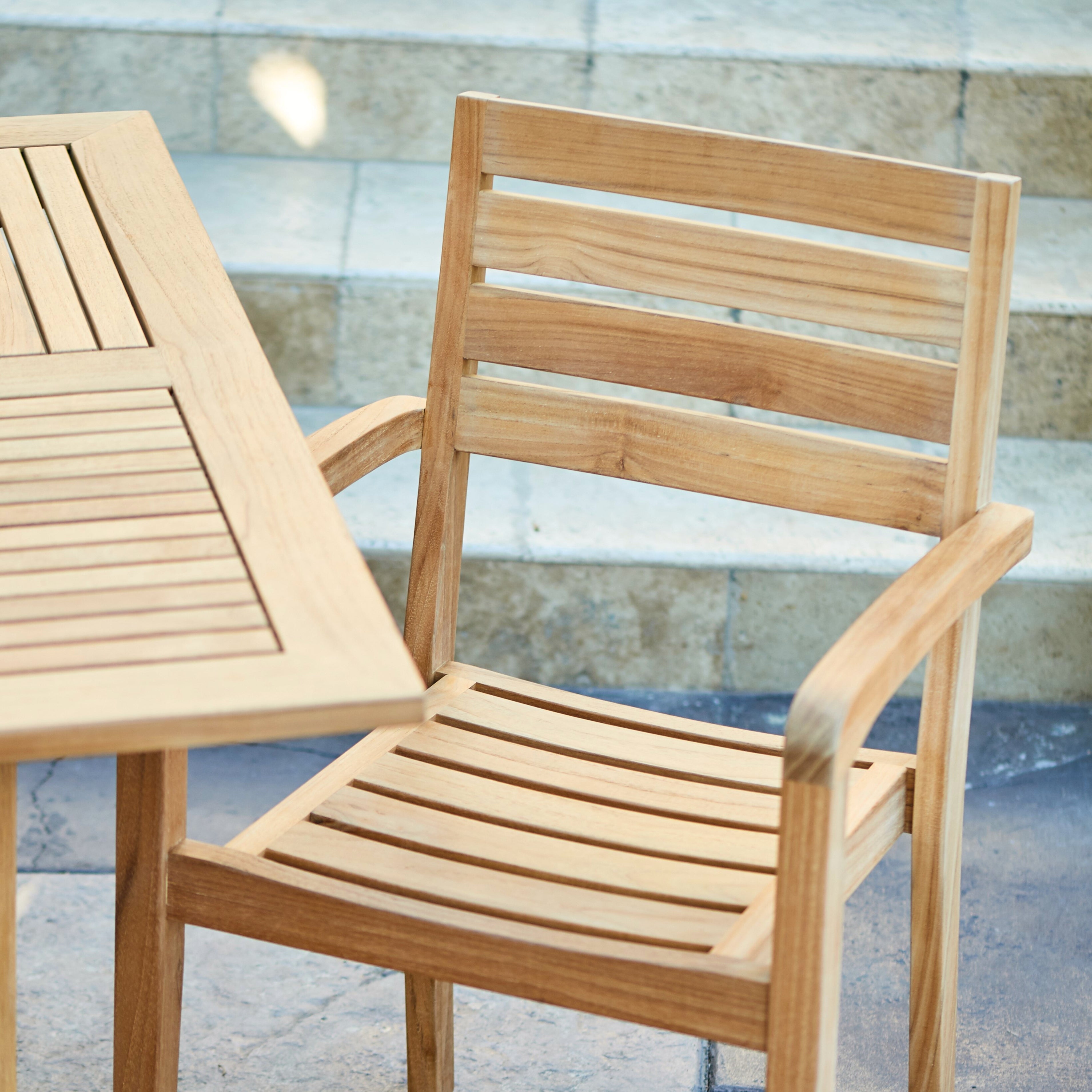 Venice Stacking Arm Chair (Set of 4)