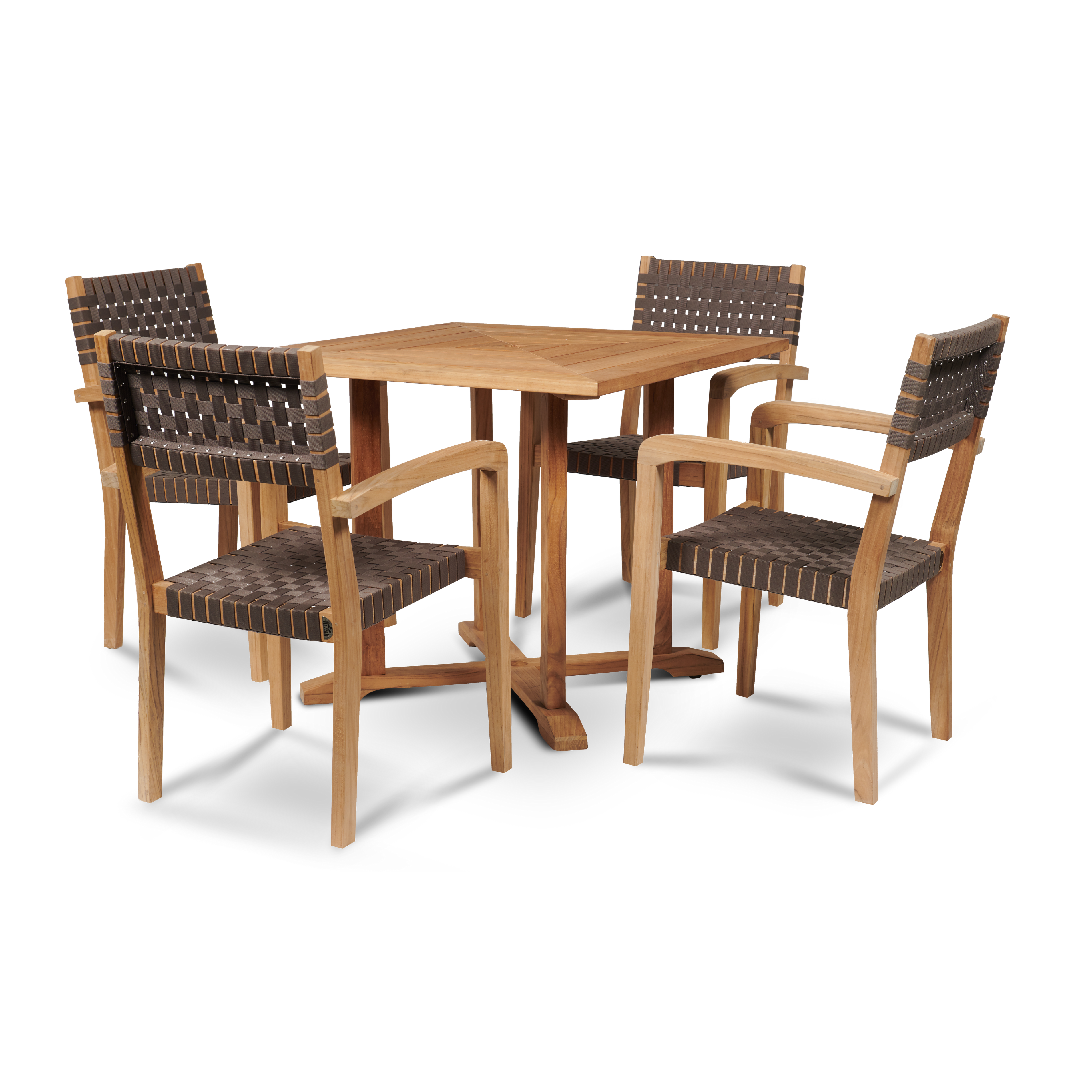 Hearning Stacking Arm Chair (Set of 4)