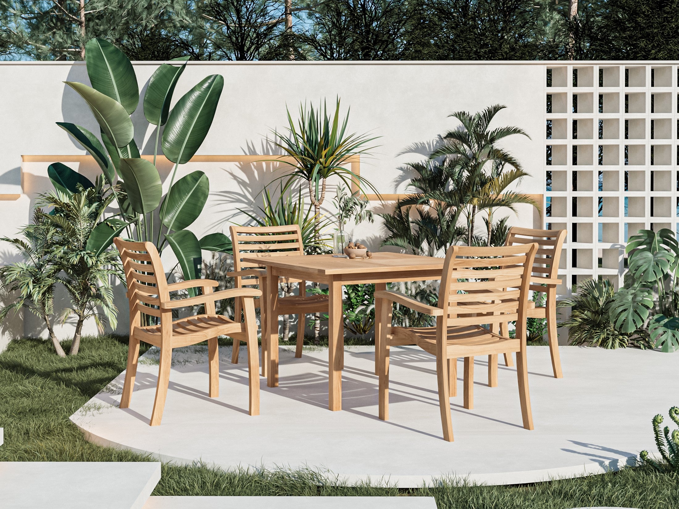 Birmingham Stacking Arm Chair (Set of 4)