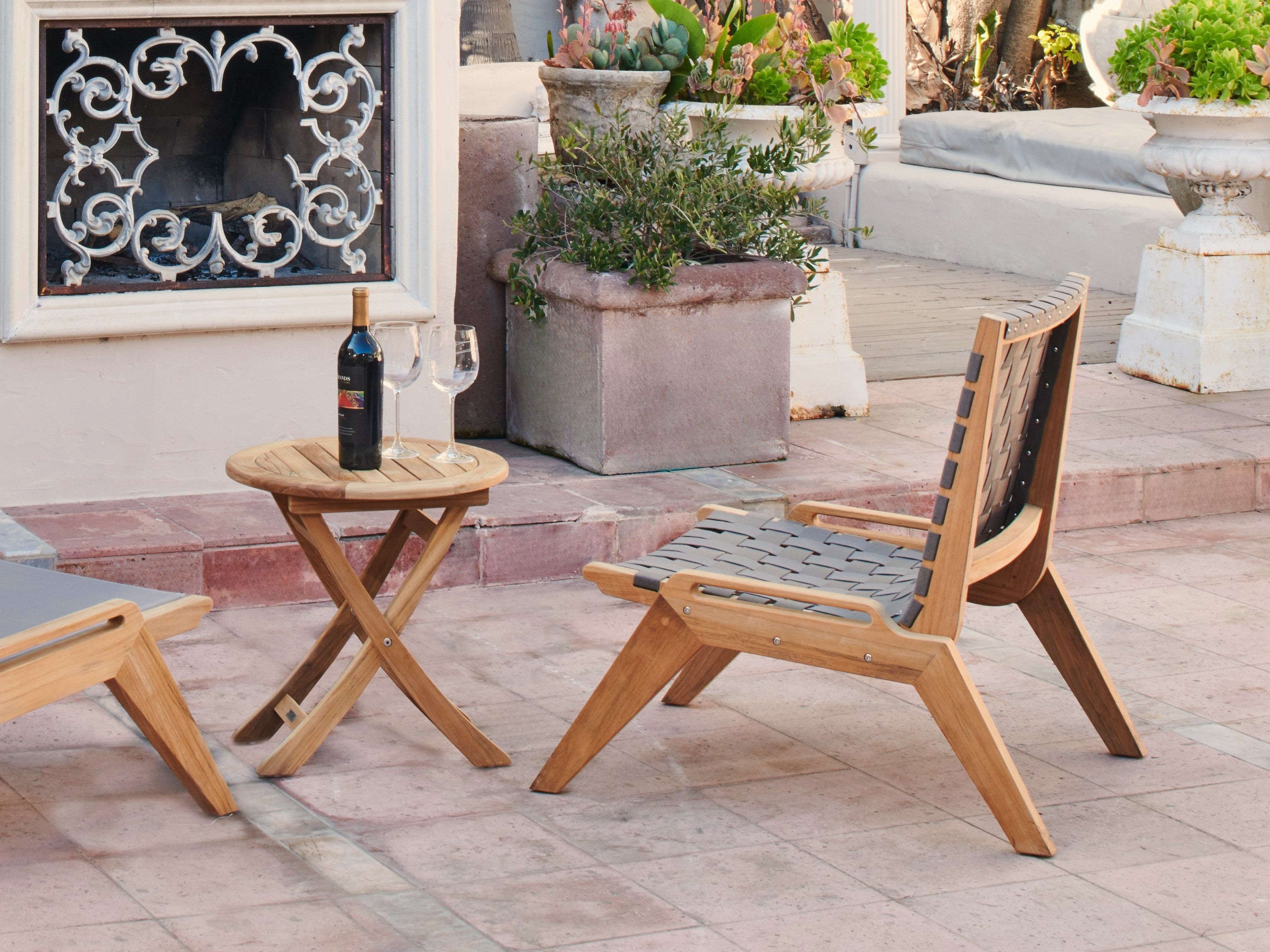 Draper Woven Chat Chair