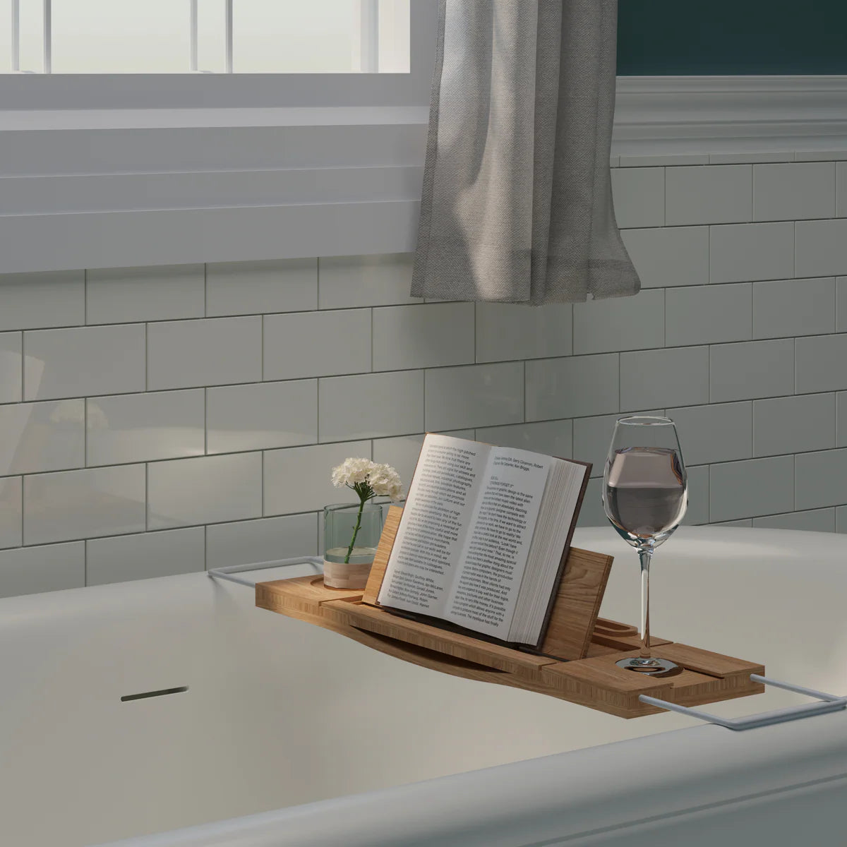 Teak Tub Caddy