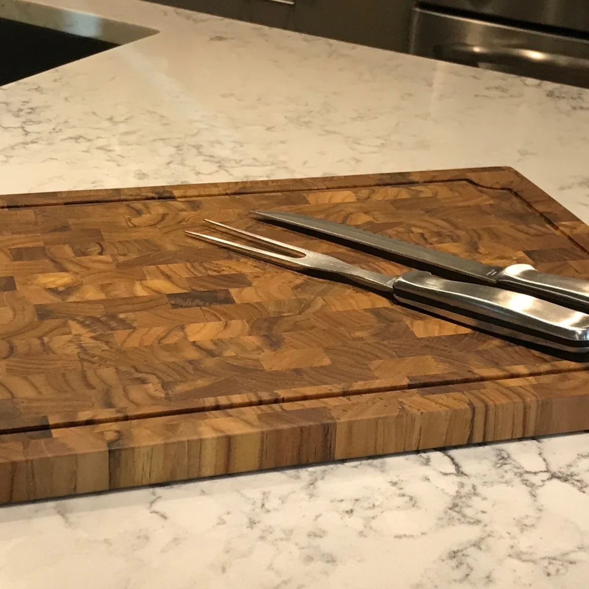 Rectangular Teak Cutting Board