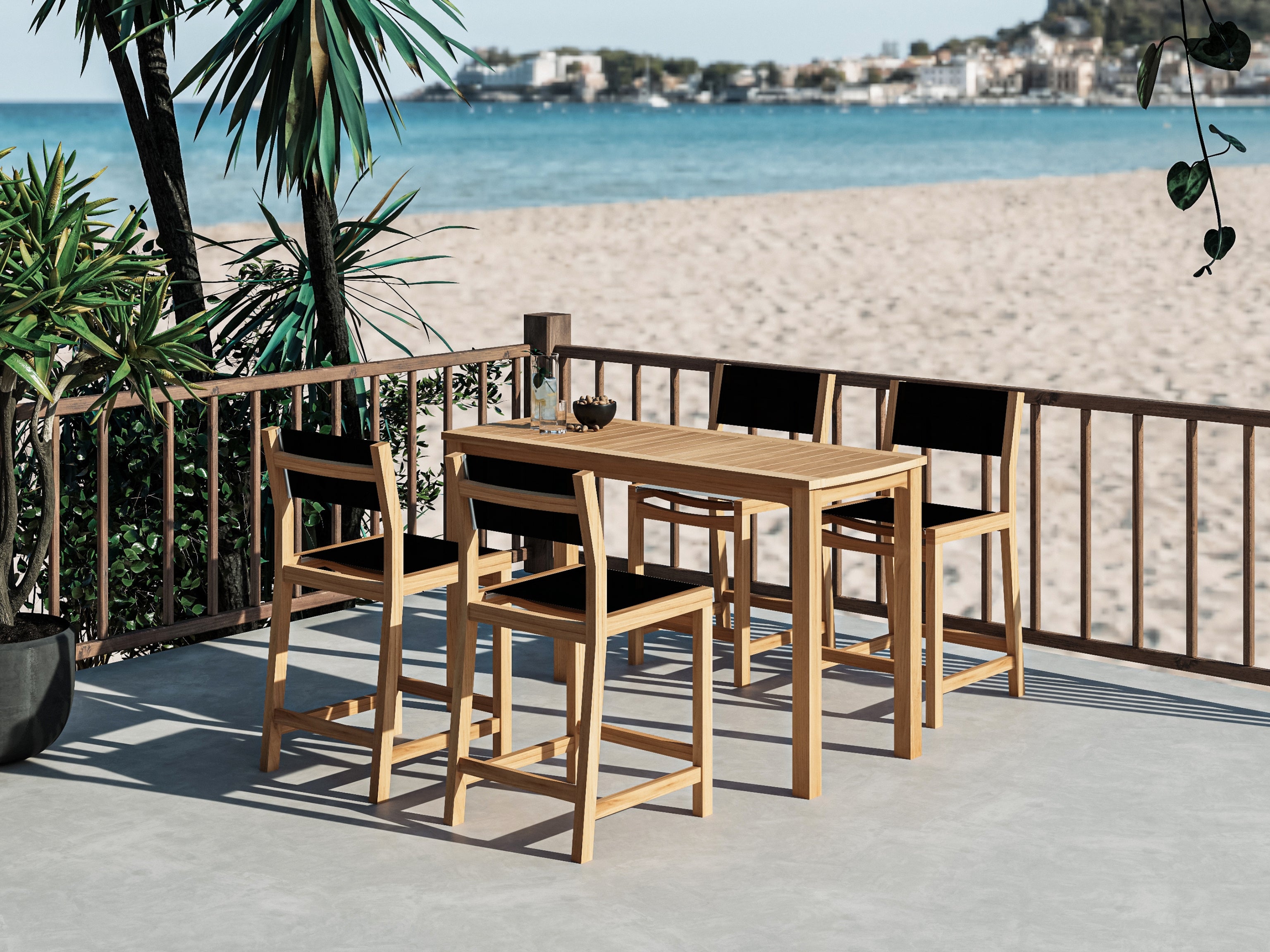 Pearl 5-Piece Counter Height Dining Set