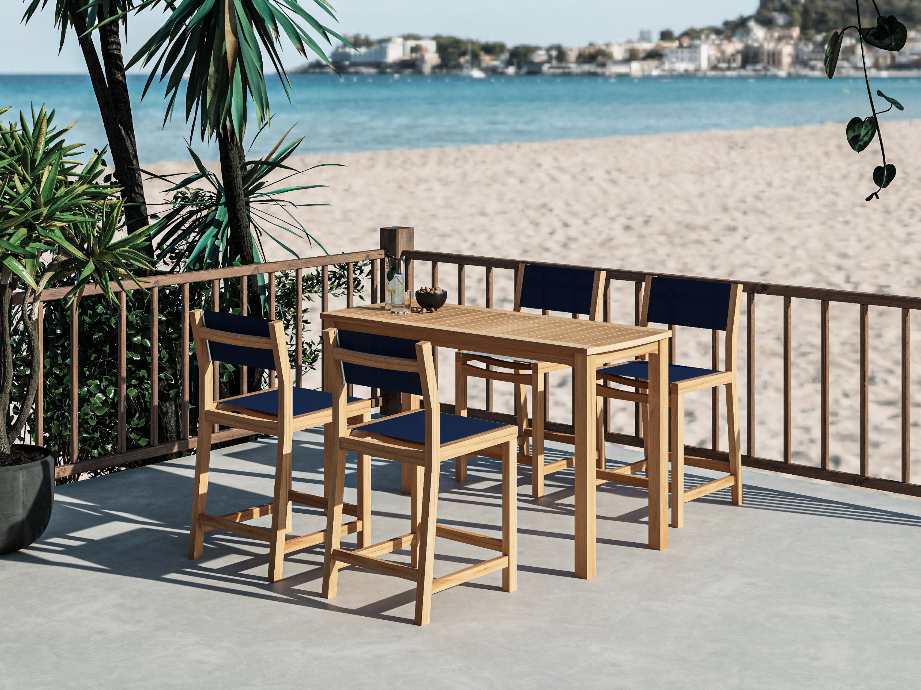 Pearl 5-Piece Counter Height Dining Set