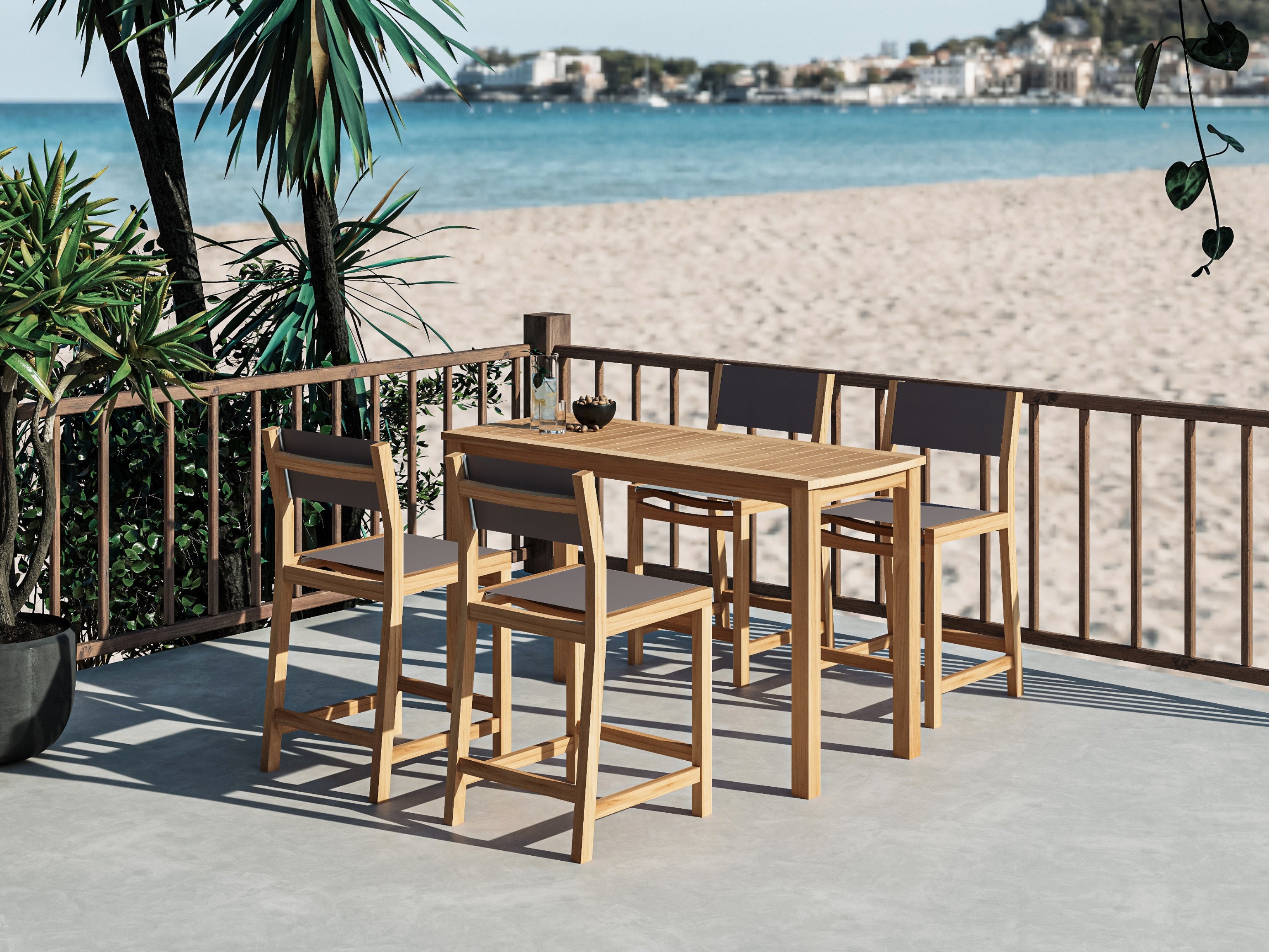 Pearl 5-Piece Counter Height Dining Set