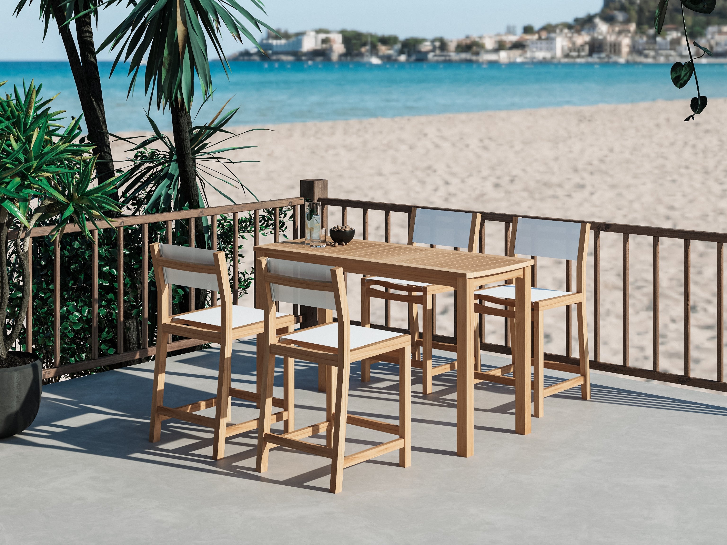 Pearl 5-Piece Counter Height Dining Set