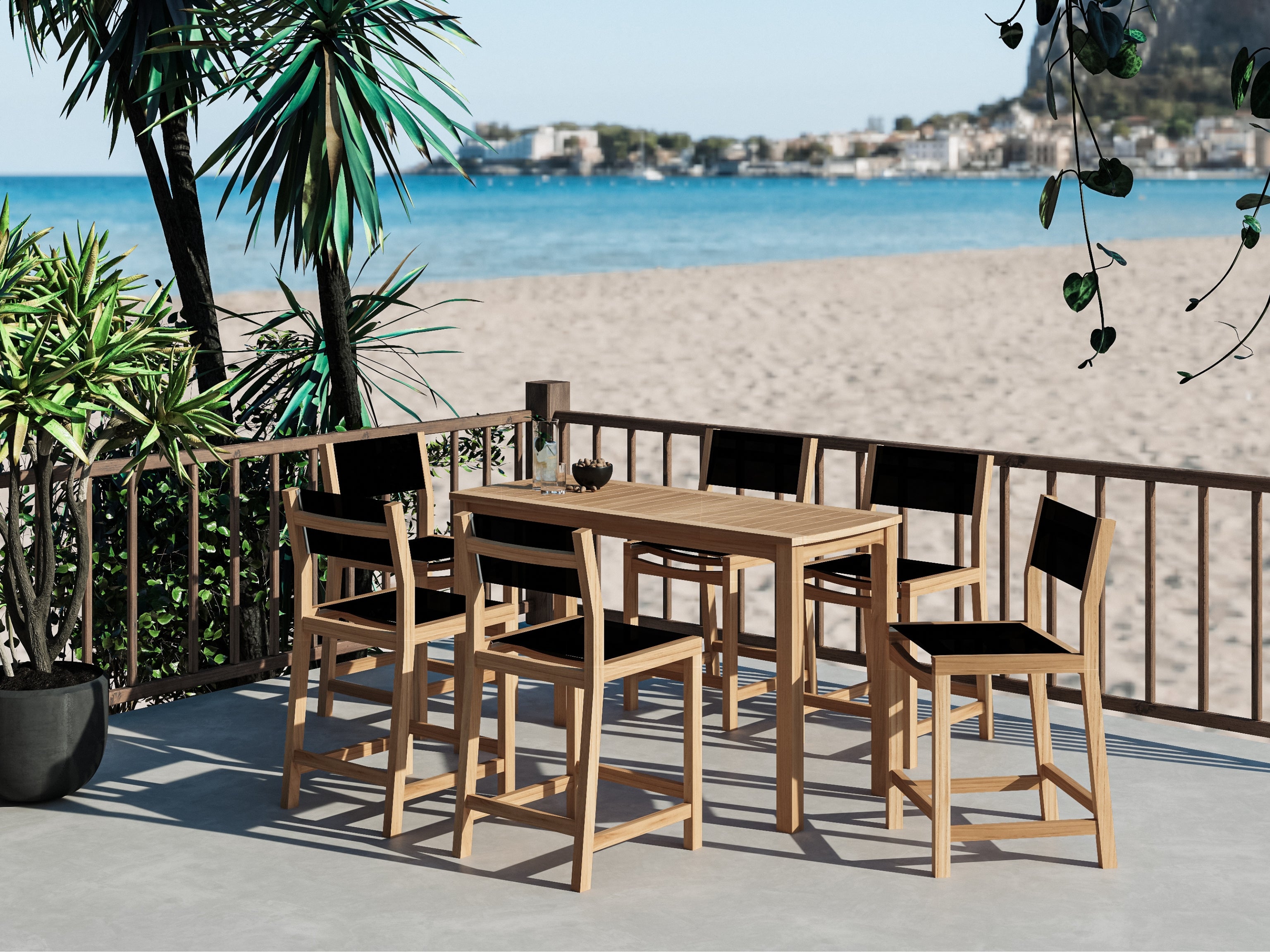 Pearl 7-Piece Counter Height Dining Set