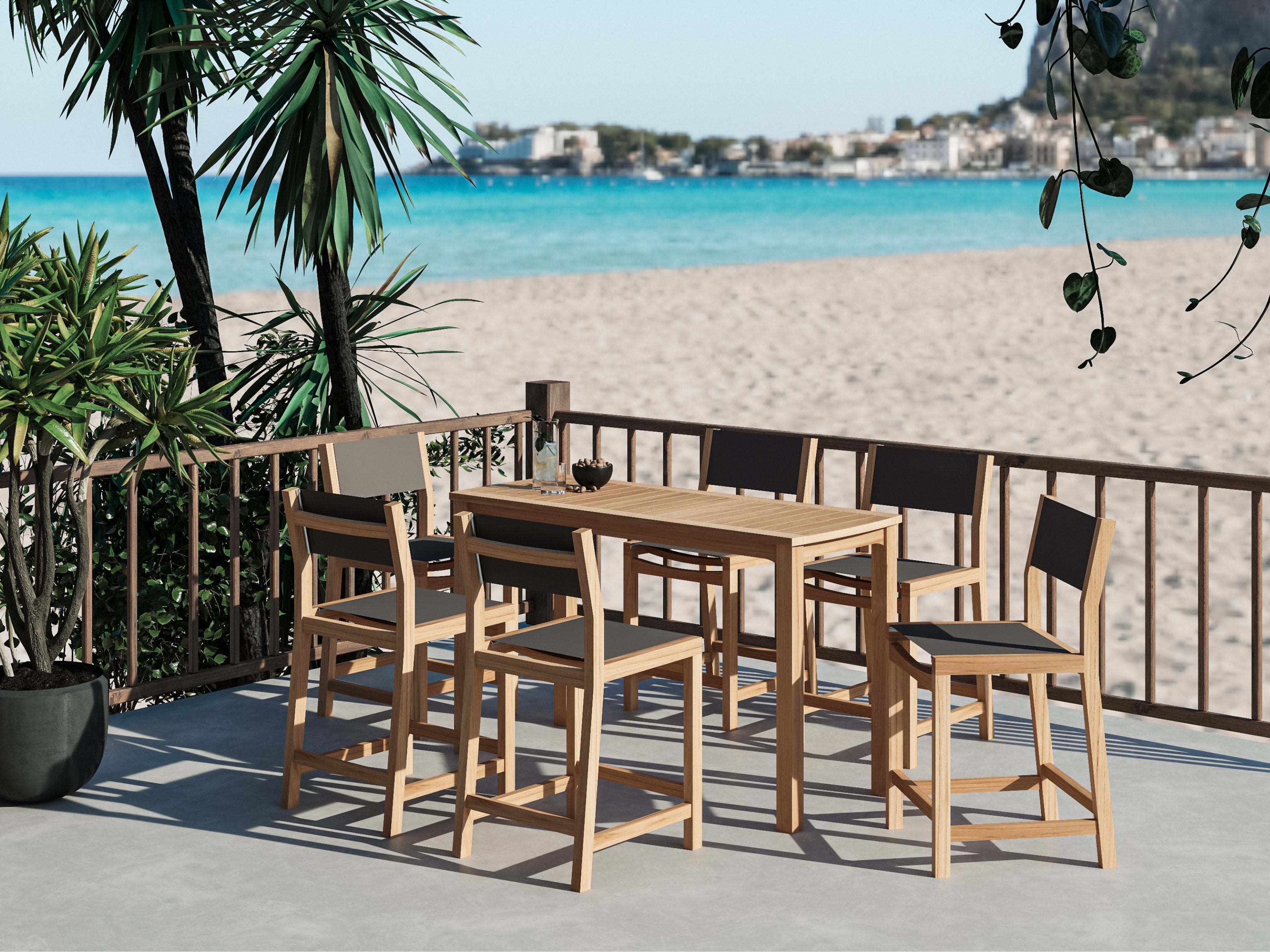 Pearl 7-Piece Counter Height Dining Set