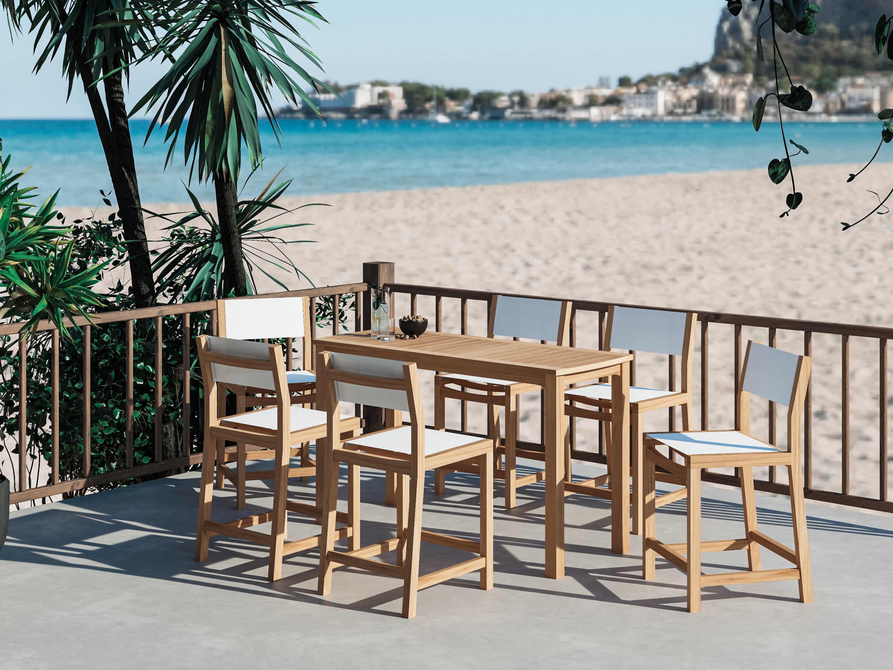 Pearl 7-Piece Counter Height Dining Set