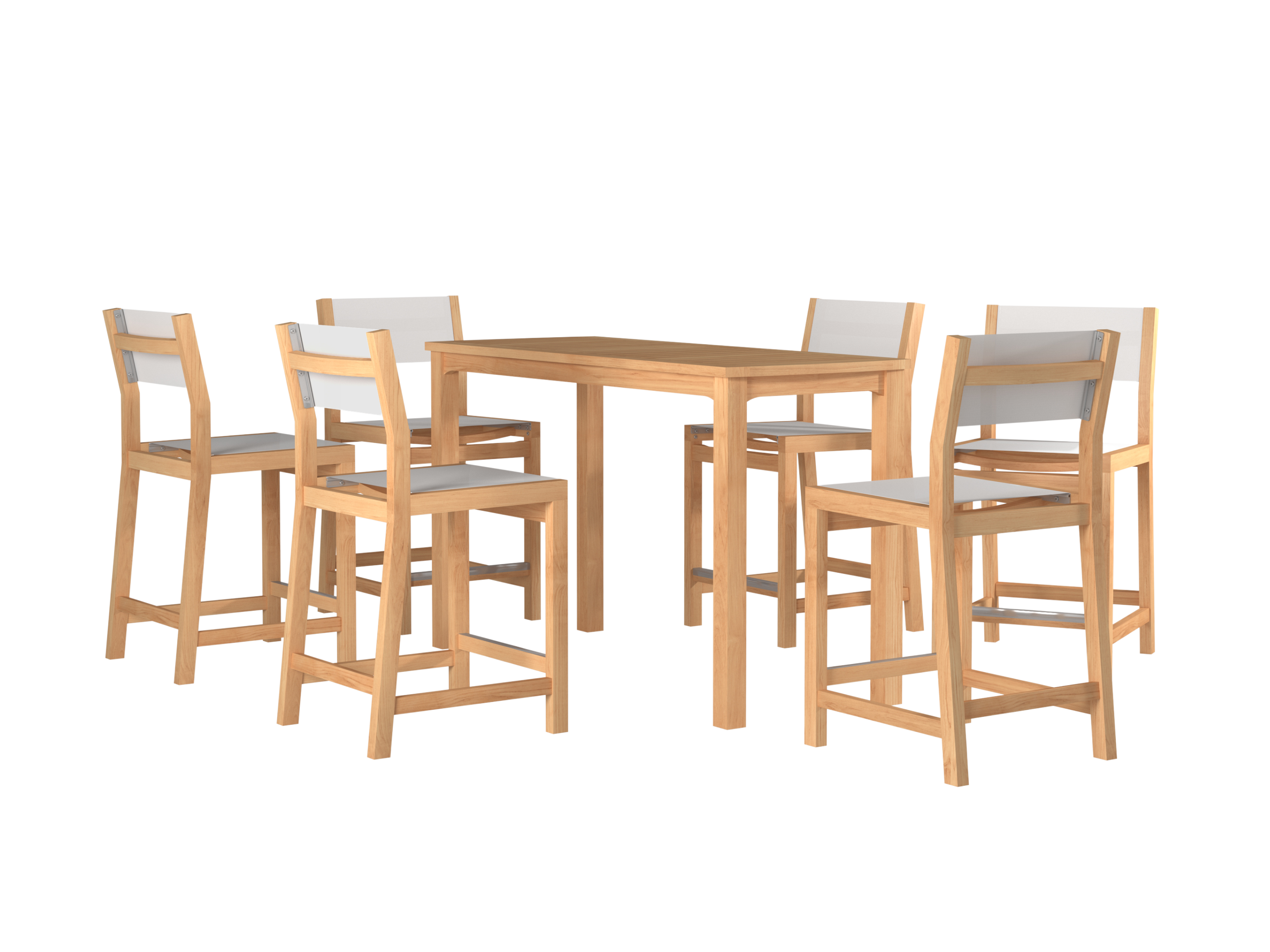 Pearl 7-Piece Counter Height Dining Set