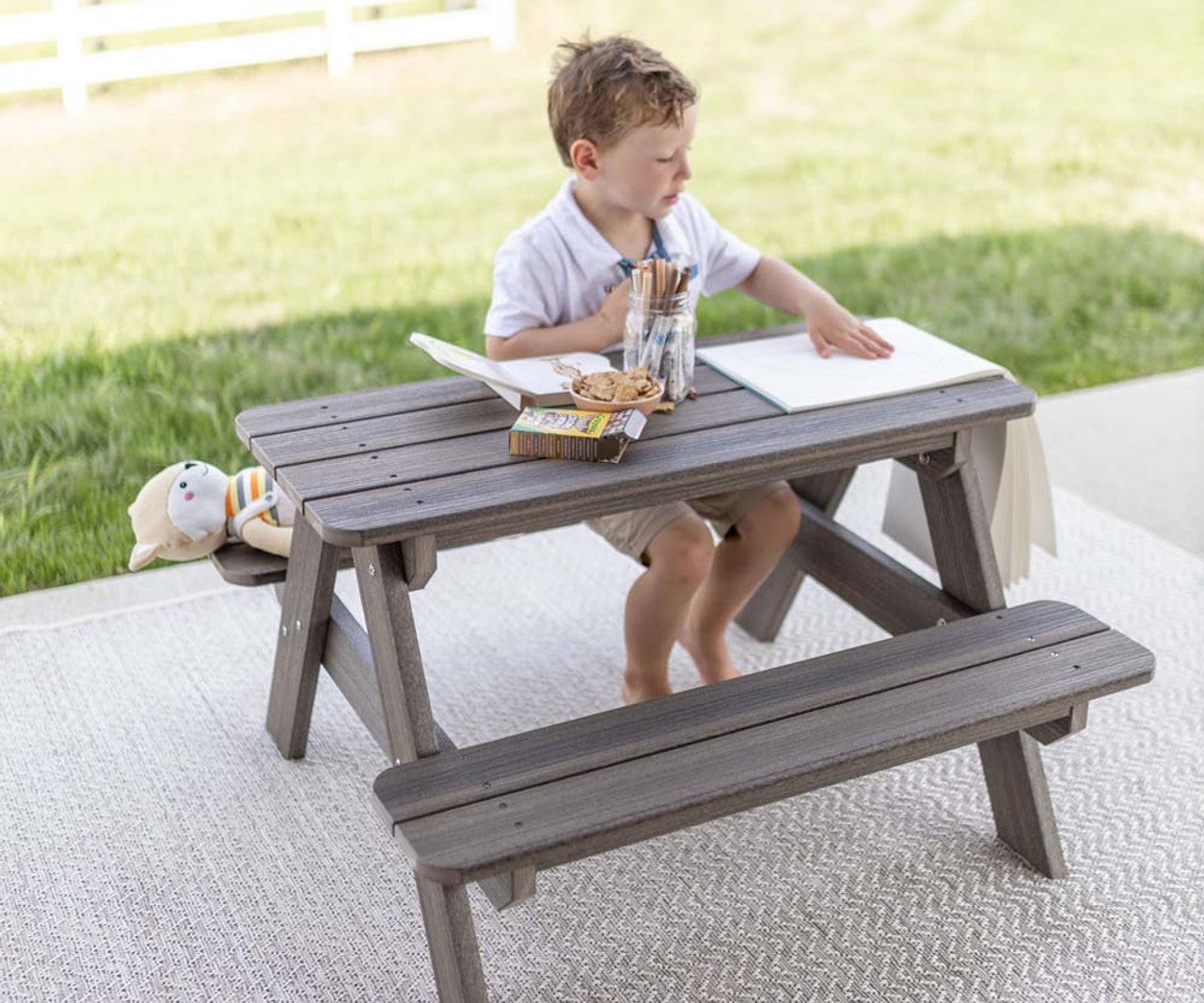 Kids Rectangle Picnic Table