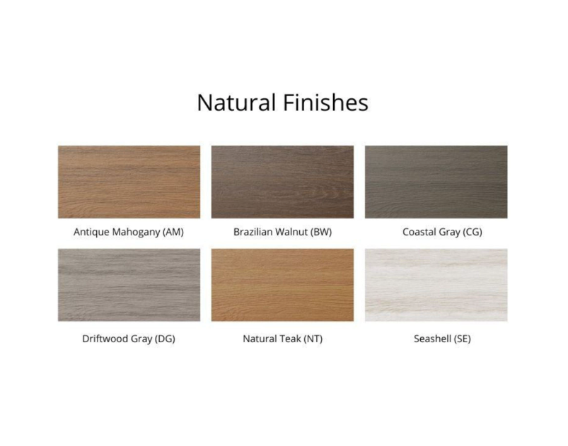 Classic Terrace Right Arm Sofa - Natural Finish- Fabric Group B