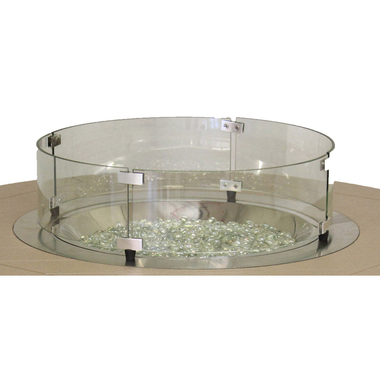 20” Round Glass Wind Guard