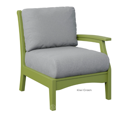 Classic Terrace Left Arm Club Chair – Regular Finish – Fabric Group B