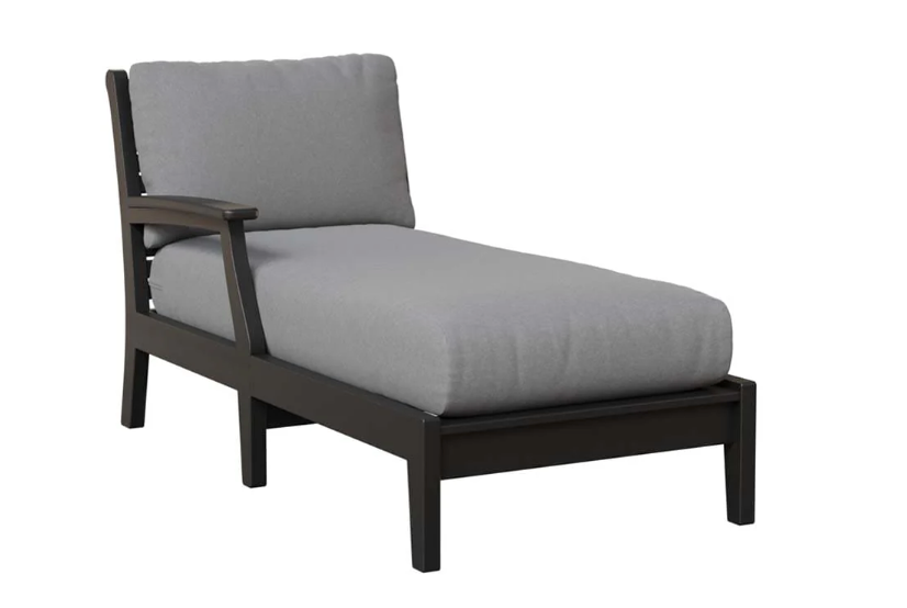 Classic Terrace Right Arm Chaise Lounge - Natural Finish - Frame Only