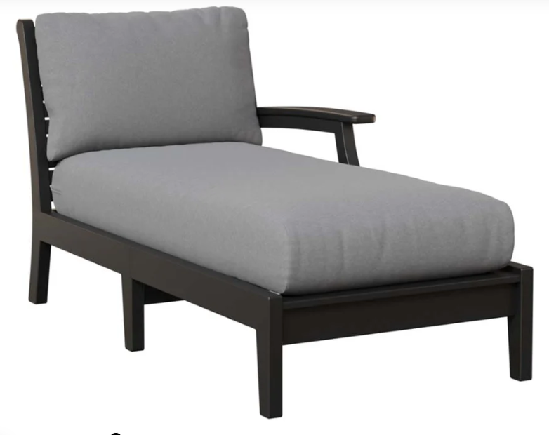 Classic Terrace Left Arm Chaise Lounge - Regular Finish - Fabric Group C