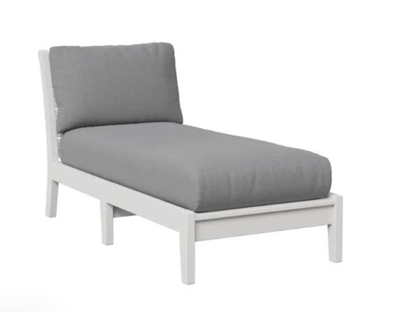 Classic Terrace Armless Chaise Lounge - Regular Finish - Frame Only