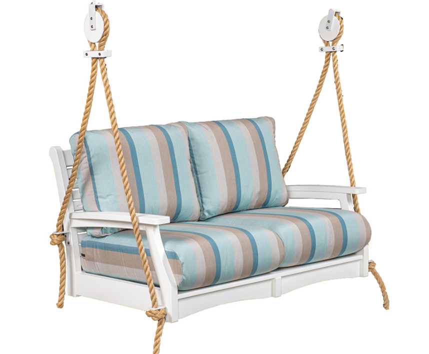 Classic Terrace Loveseat Swing - Regular Finish - Frame Only (without rope)