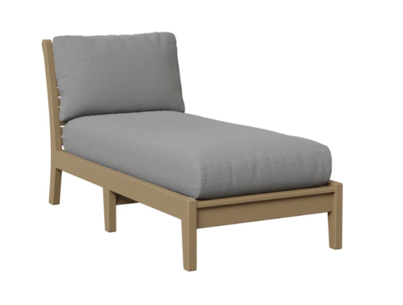 Classic Terrace Armless Chaise Lounge - Regular Finish - Frame Only