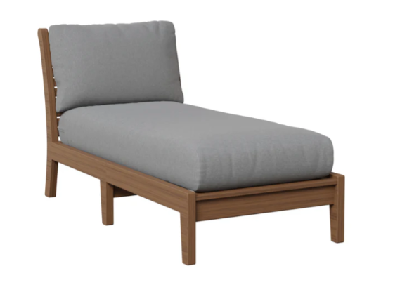 Classic Terrace Armless Chaise Lounge - Regular Finish - Frame Only