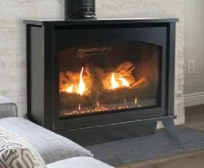 Medium Spirit Steel Direct Vent Gas Stove