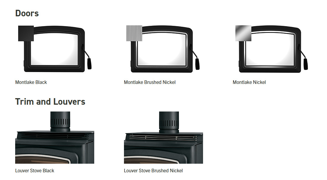 IronStrike Grandview Free Standing Wood Stove