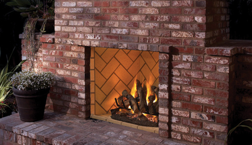 VRE 6000 Series - 36" Outdoor Vent Free Masonry Fireplace
