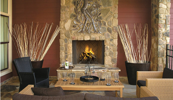 36" WRE 6000 Series Outdoor Wood Burning Fireplace