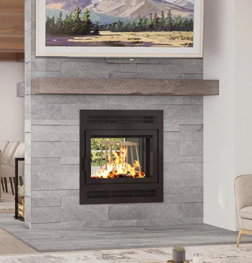 Ambiance Elegance Traditional Wood Fireplace