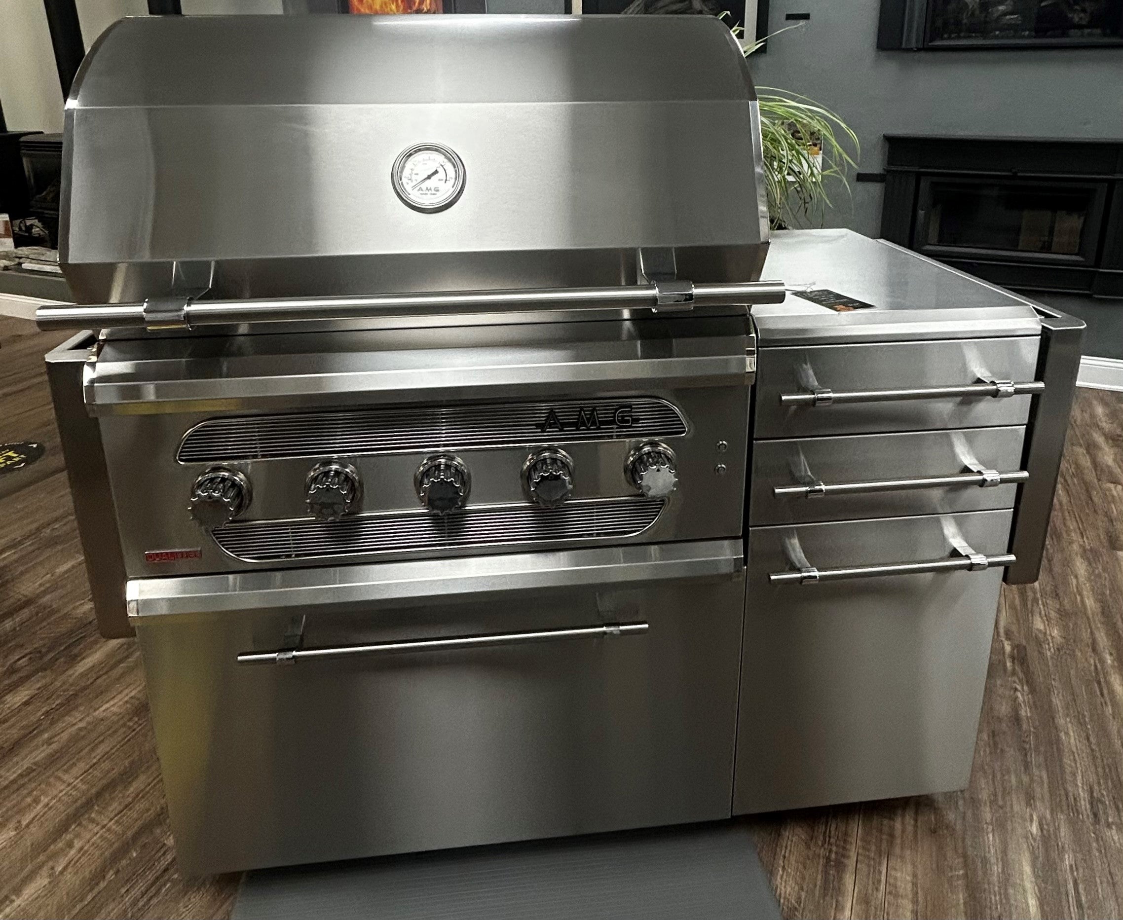 American Made Grills - Muscle 36" Gas Grill with Cart