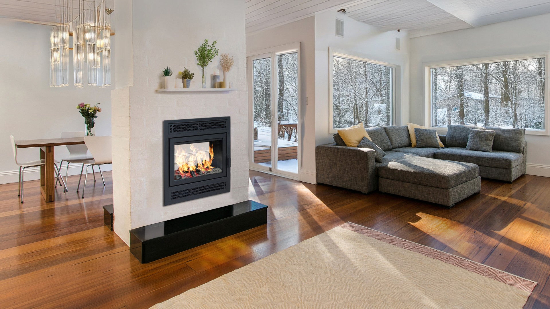Supreme Astra Duo 38 ll Wood Fireplace