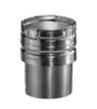 3" Draft Hood Connector - Single Wall Connector