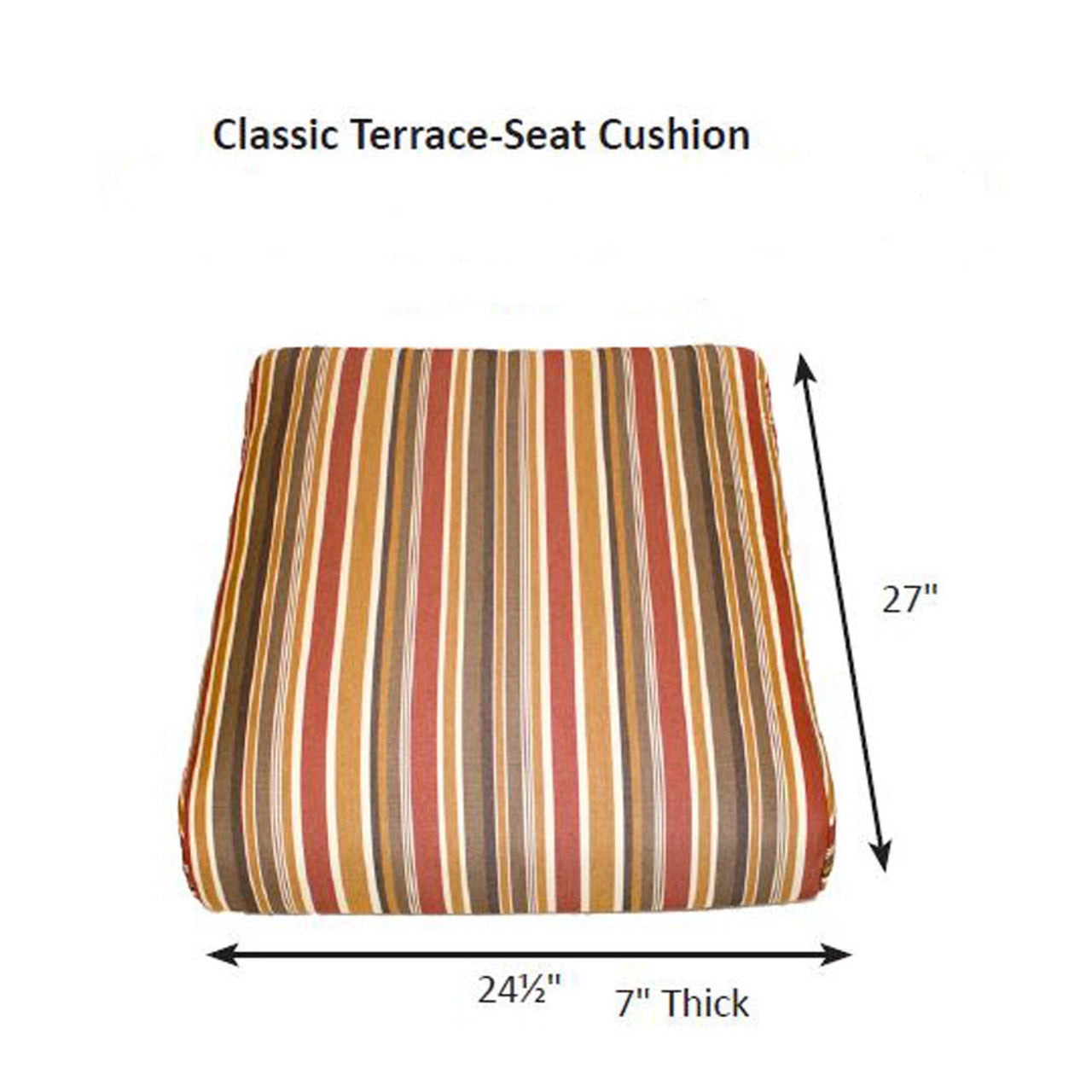 Classic Terrace Seat Cushion