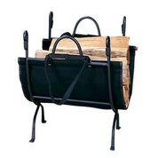 Log Holder With Canvas Carrier