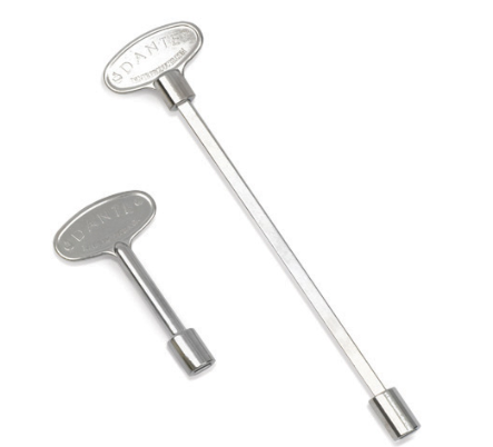 12" Universal Gas Valve Key - 1/4" & 5/16" Fitting
