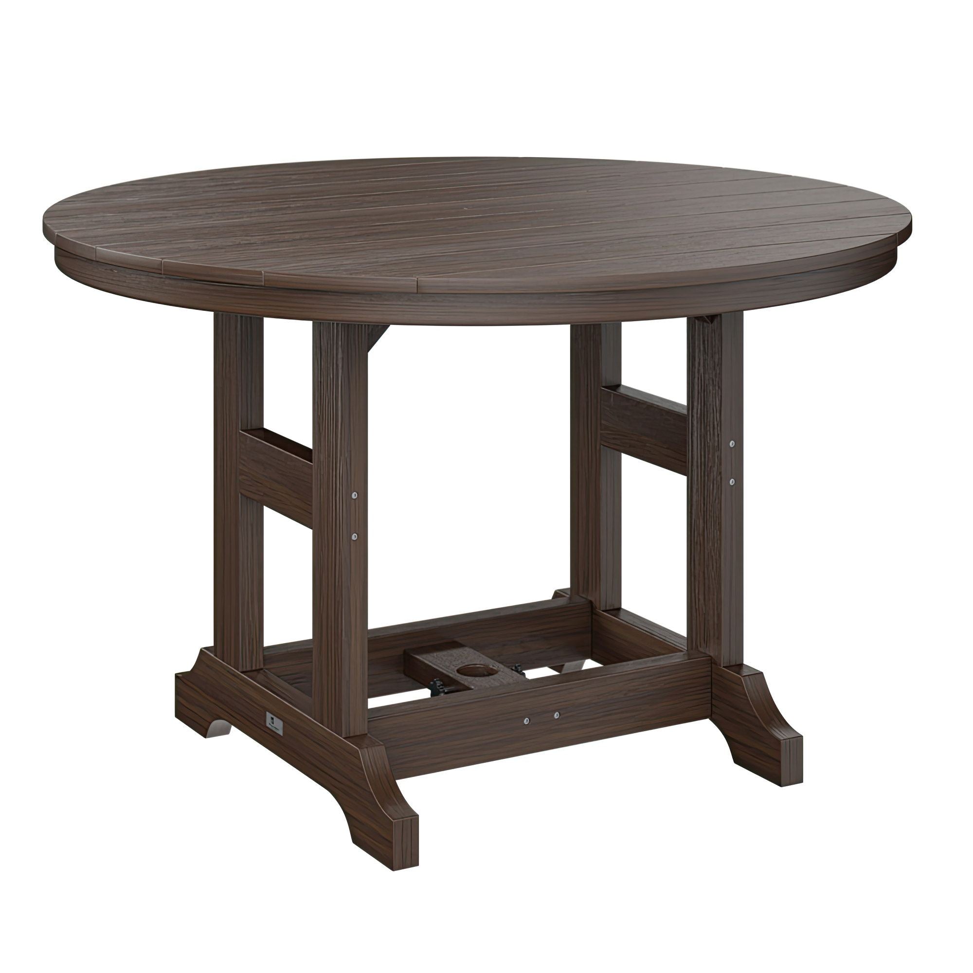 Garden Classic 48" Round Bar Table - Natural Finishes - Frame Only