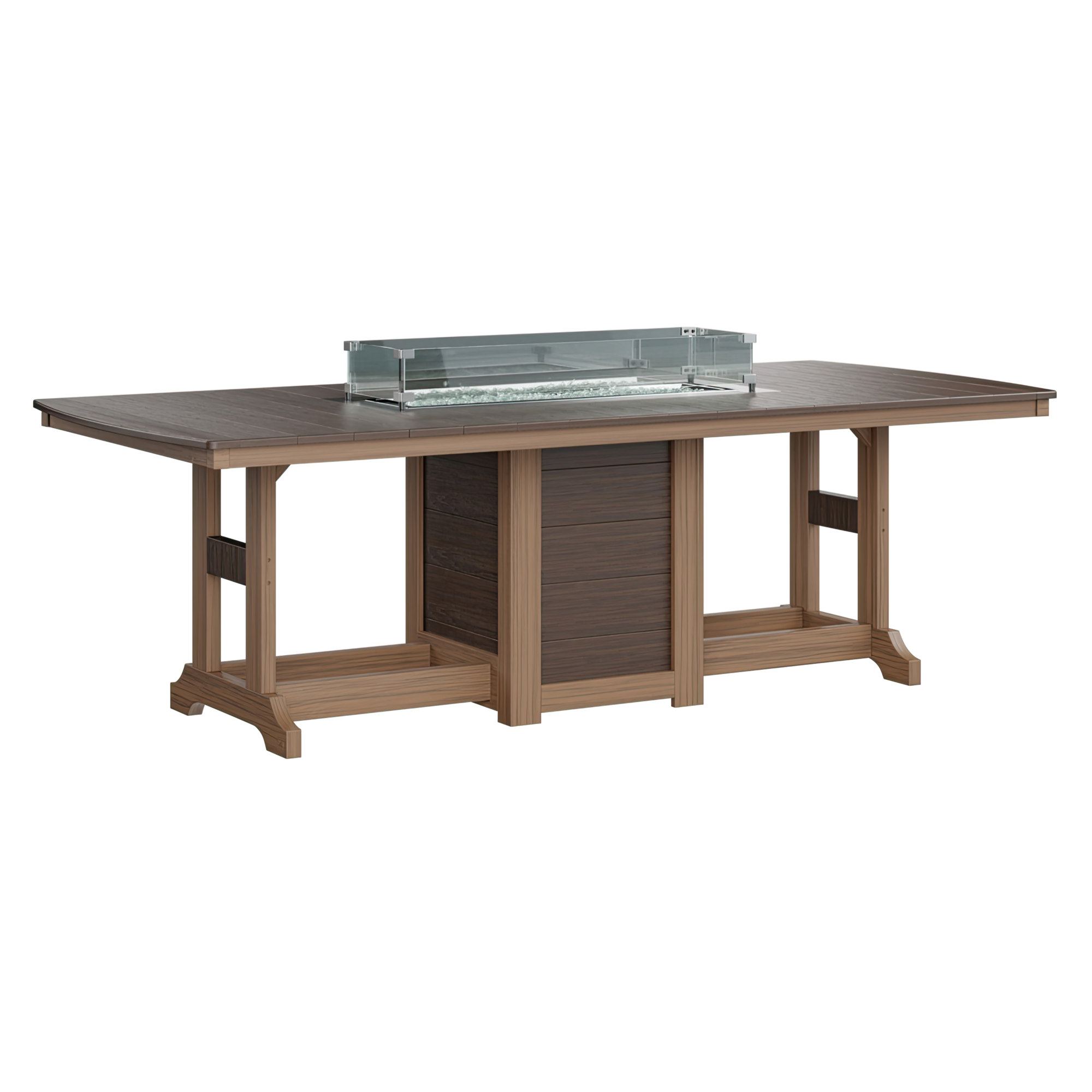 Garden Classic 44" x 96" Rectangular Fire Counter Table