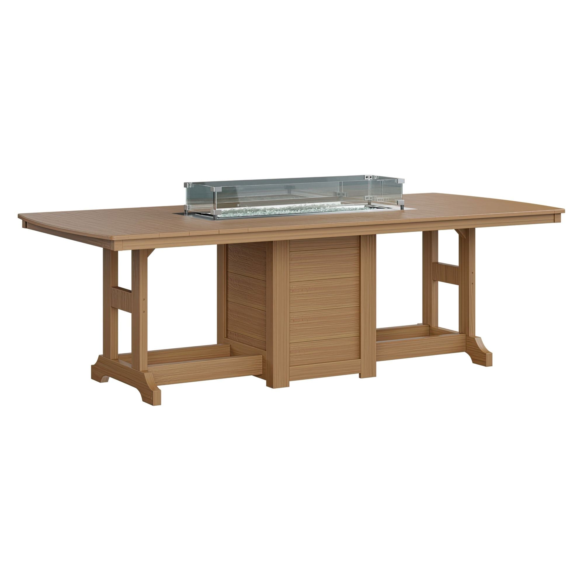 Garden Classic 44" x 96" Rectangular Fire Dining Table
