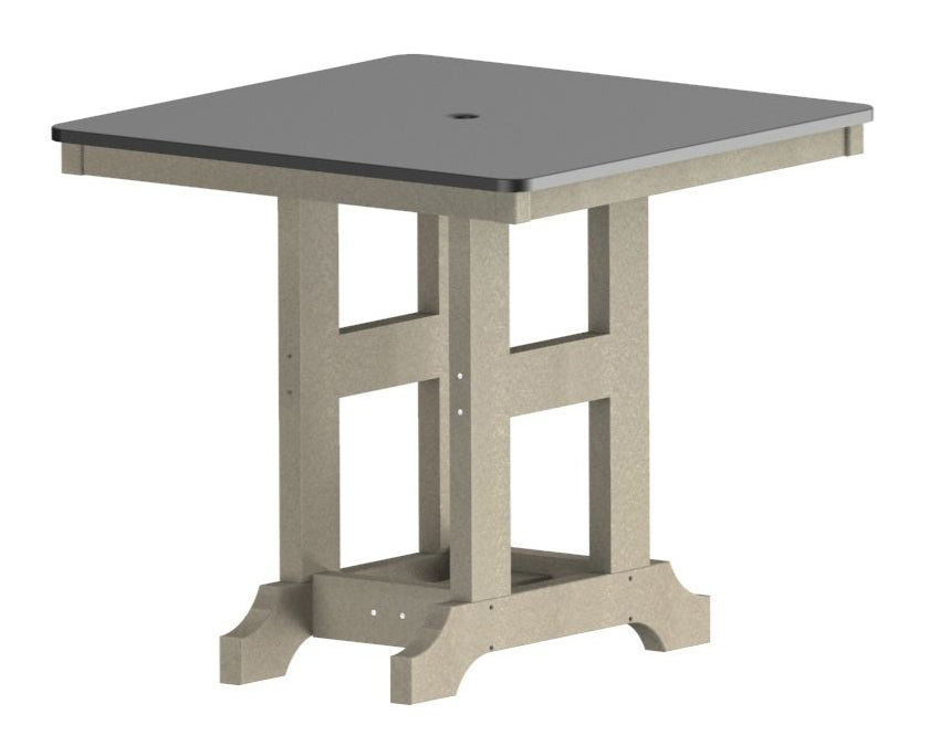 Garden Classic 33" Hammered Square Bar Table