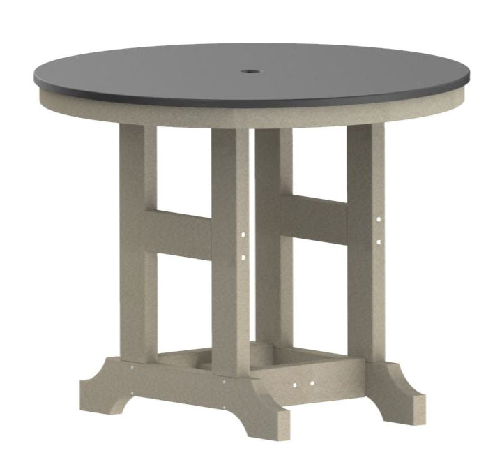 Garden Classic 38" Hammered Round Bar Table