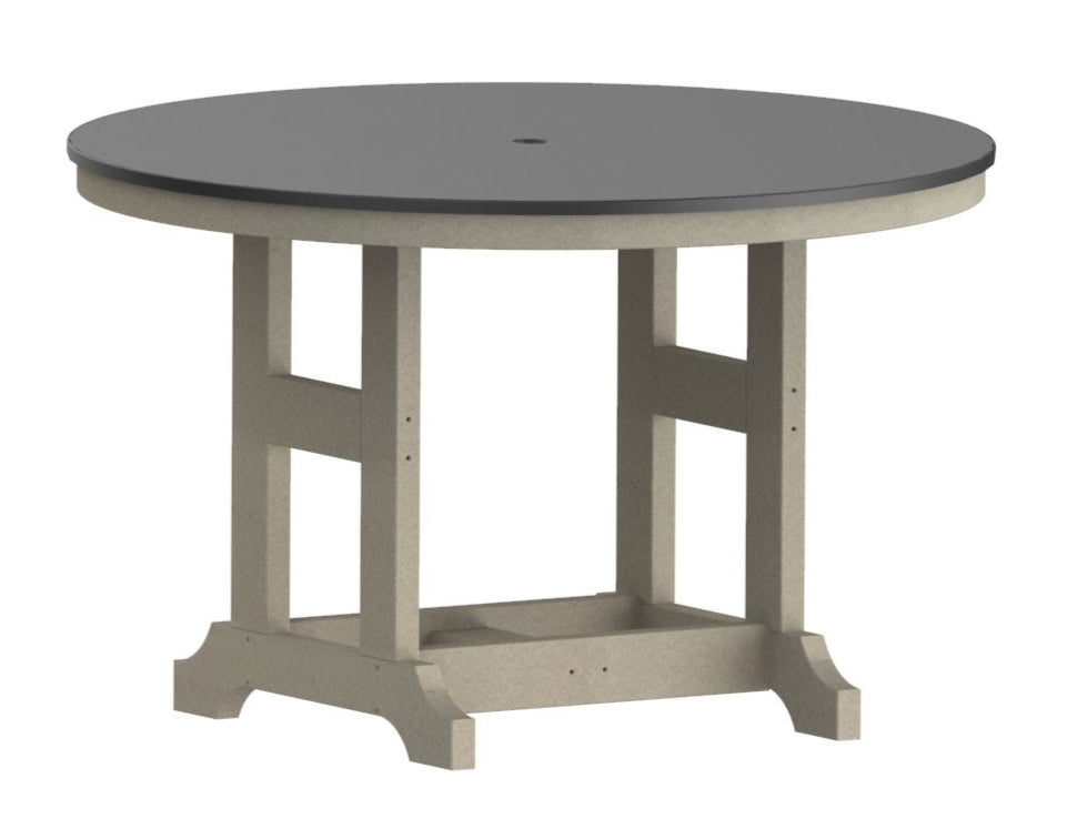 Garden Classic 48" Hammered Round Bar Table
