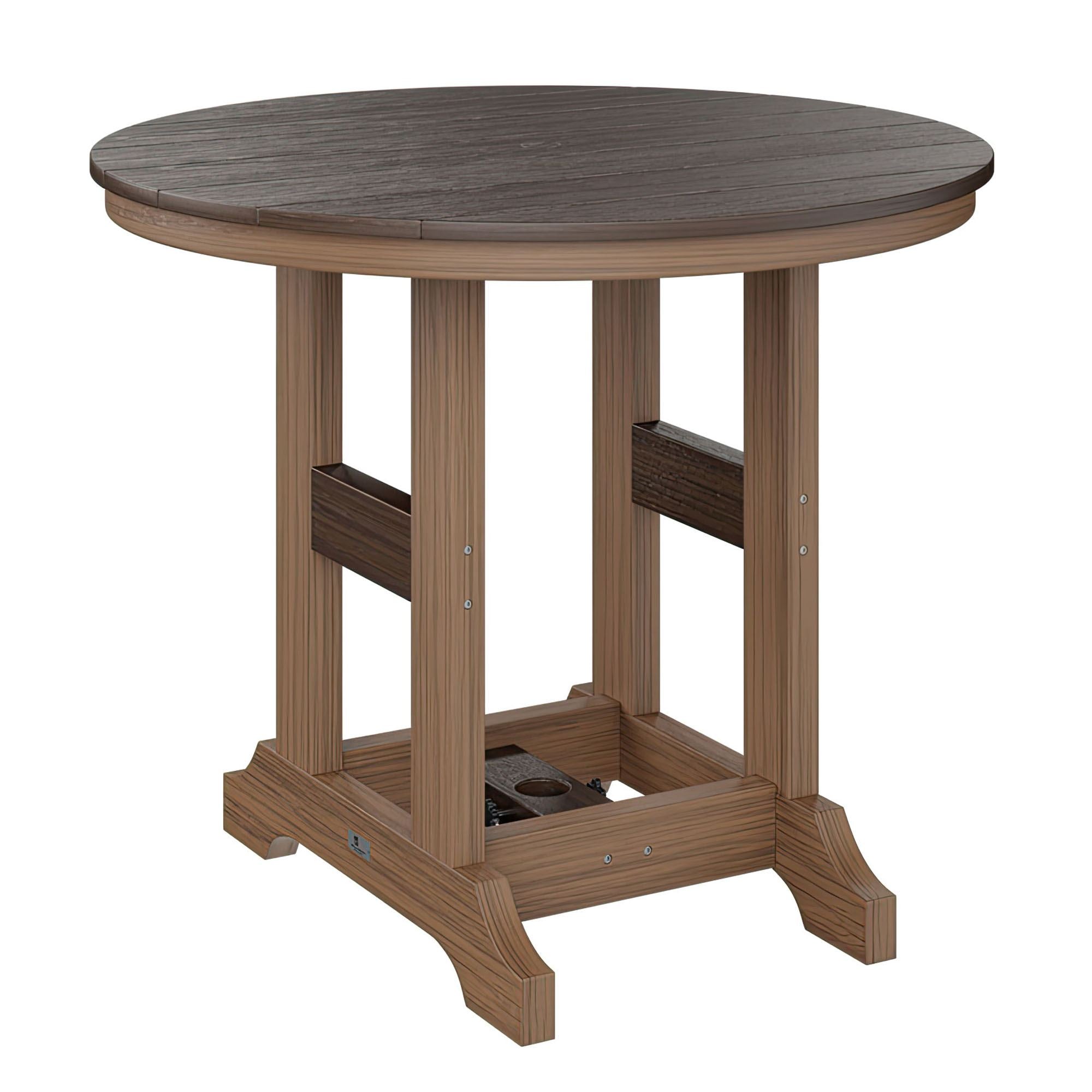 Garden Classic 38" Round Counter Table - Natural Finishes