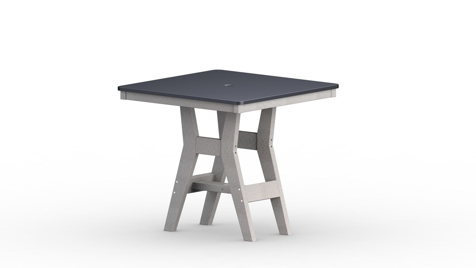 Harbor 33" Hammered Square Bar Table