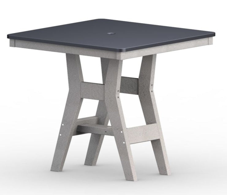 Harbor 33" Hammered Square Dining Table