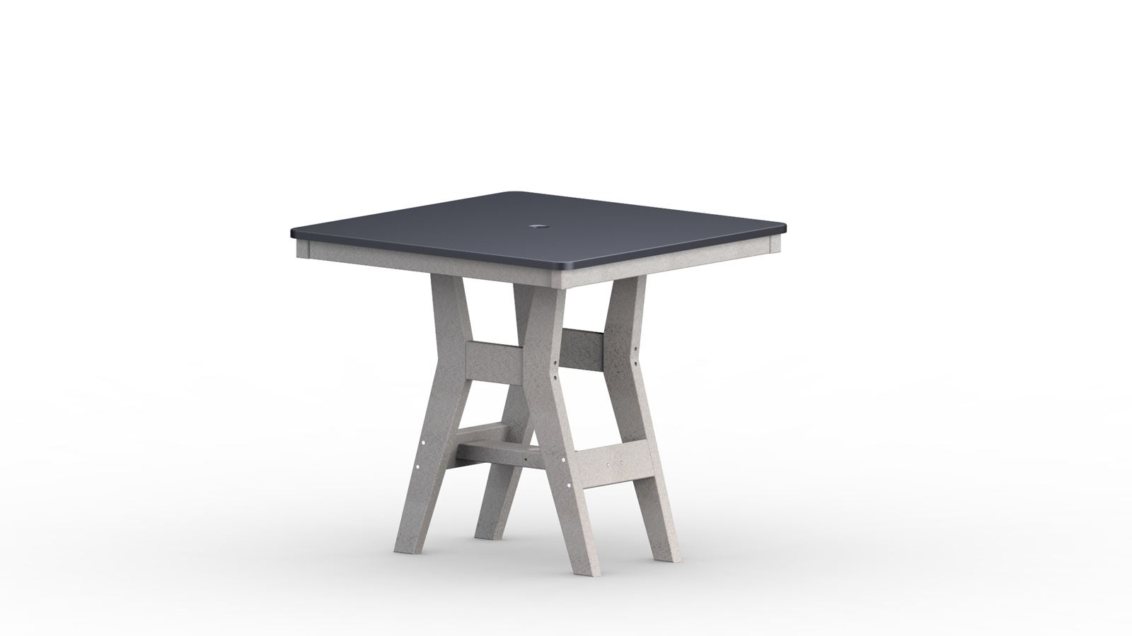 Harbor 33" Hammered Square Counter Table