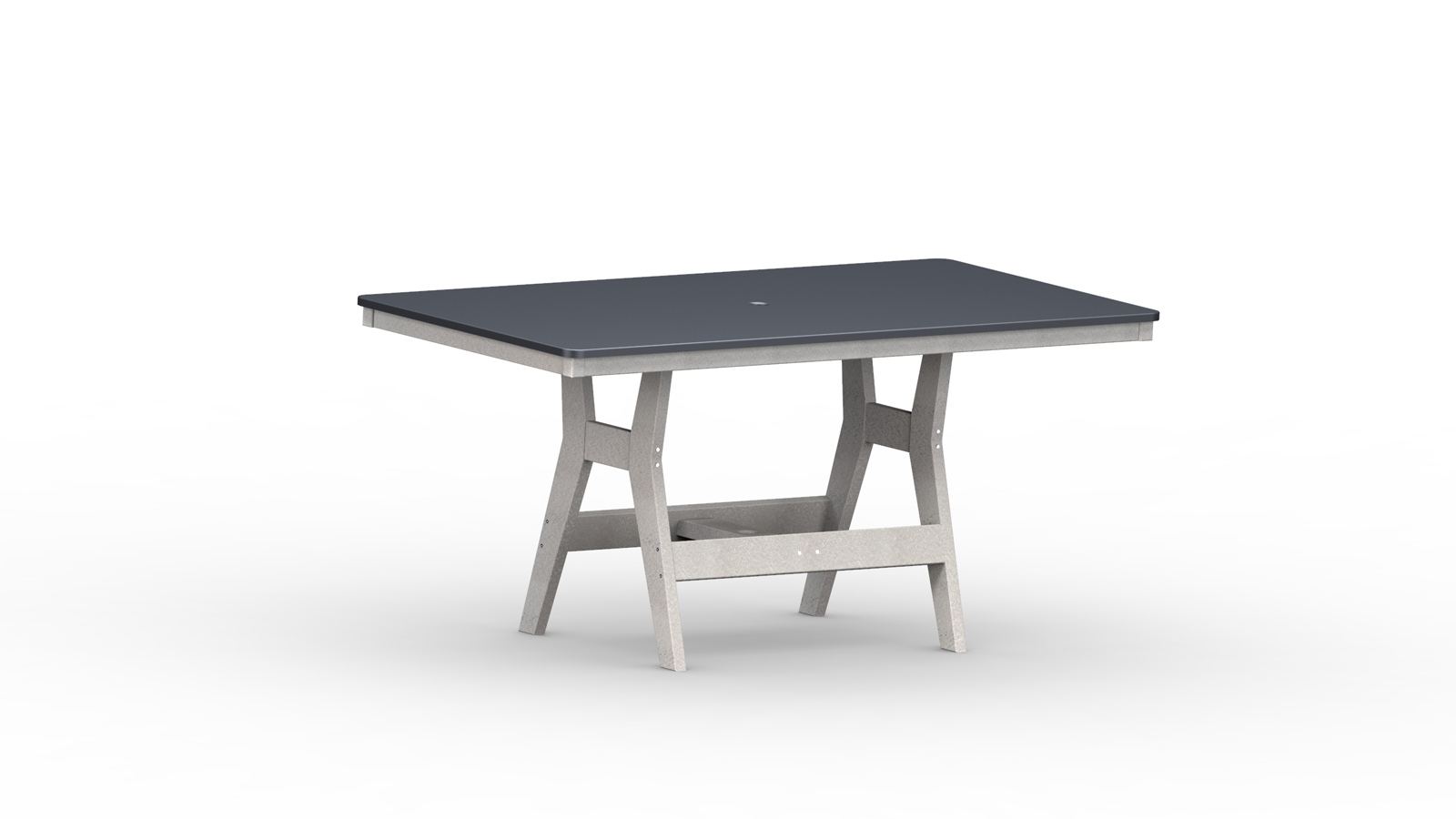 Harbor 33" X 66" Hammered Rectangular Counter Table