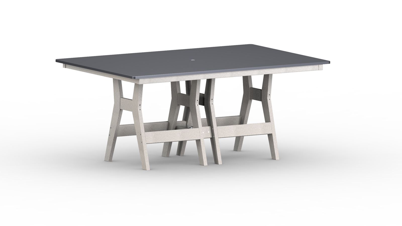 Harbor 44" X 72" Hammered Rectangular Counter Table