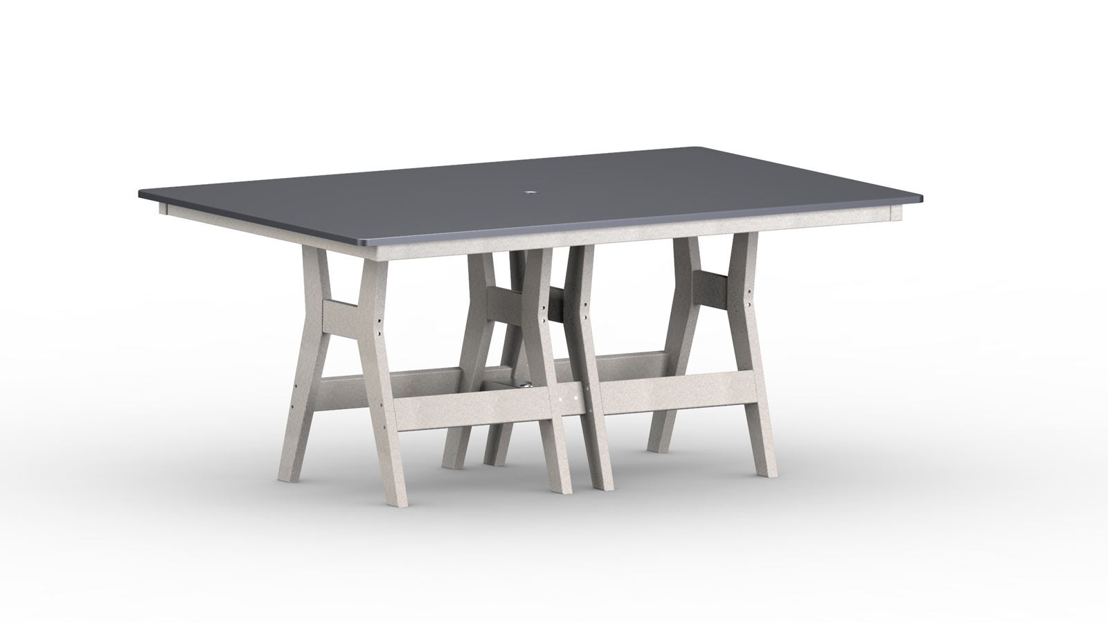 Harbor 44" X 72" Hammered Rectangular Dining Table