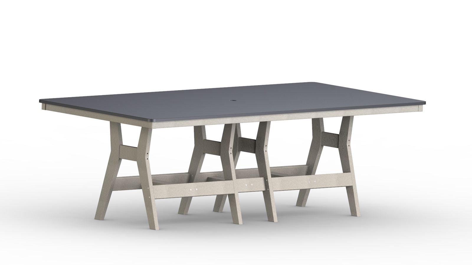 Harbor 44" X 96" Hammered Rectangular Bar Table